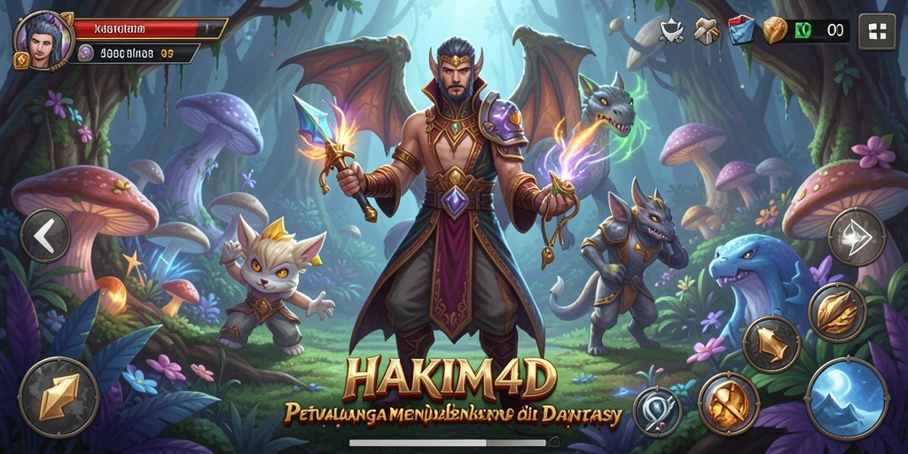 Tampilan gameplay seru dan menantang dari HAKIM4D.