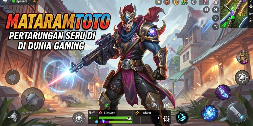 Tampilan gameplay <strong>MATARAMTOTO</strong> yang menegangkan saat pertarungan.