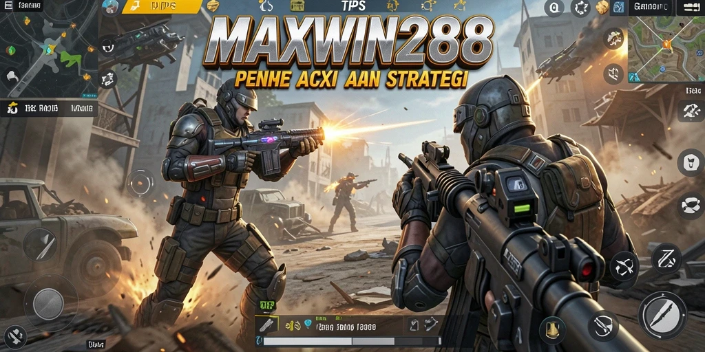 Screenshot gameplay TPS MAXWIN288 yang menampilkan aksi tembak-menembak.