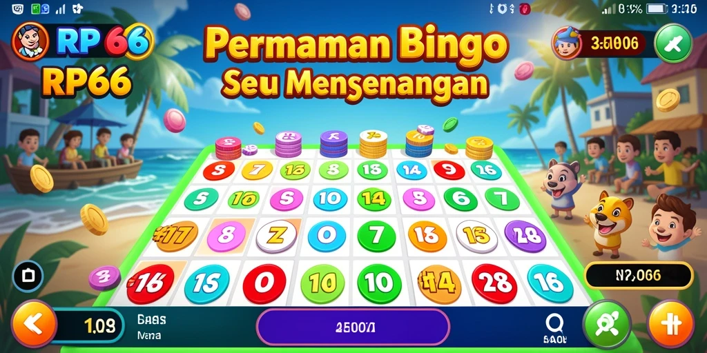 Tampilan gameplay Bingo yang seru dan interaktif di RP66.