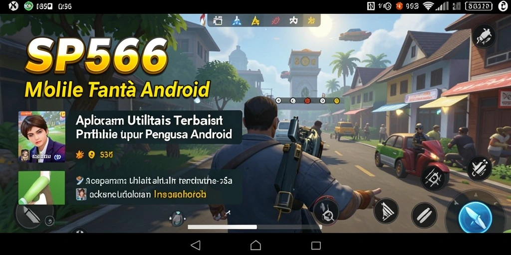 Tampilan utama SP666 yang menunjukkan fitur-fitur utilitas.