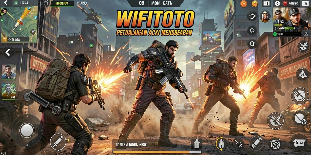 Gameplay seru dengan aksi mendebarkan di WIFITOTO.